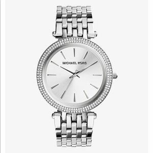 Michael Kors Darci silver tone watch